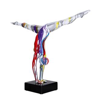 Sculptuur Athlete Kunsthars - Meerkleurig