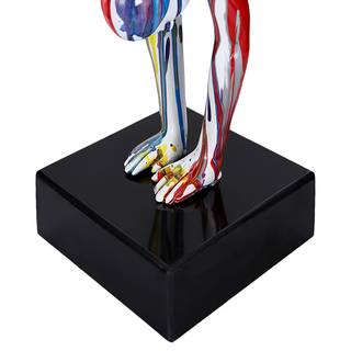 Sculptuur Athlete Kunsthars - Meerkleurig