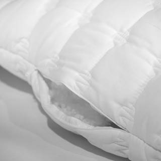 Kissen Cotton Soft Webstoff - Weiß - 80 x 80 cm