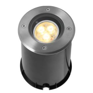 LED-Einbauleuchte Savona Acrylglas / Edelstahl - 3-flammig