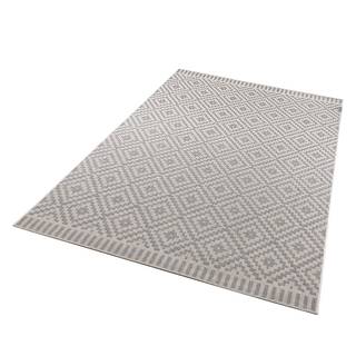 Tappeto da esterno e interno Breeze Polipropilene - Color grigio chiaro - 80 x 150 cm