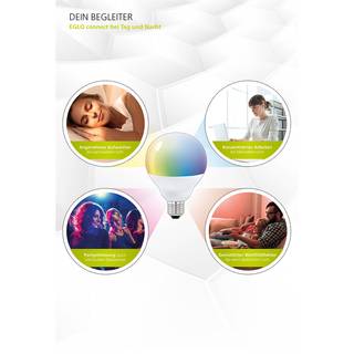 LED-Wandleuchte Locana Polycarbonat / Stahl - 1-flammig - Grau