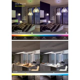 LED-Pendelleuchte Frattina Acrylglas / Stahl - 1-flammig