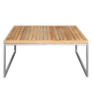 Loungegruppe TEAKLINE 5-teilig Webstoff / Teak massiv - Anthrazit