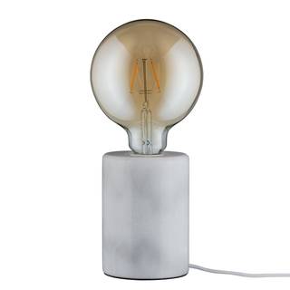 Lampe de table Nordin Marbre - 1 ampoule - Blanc