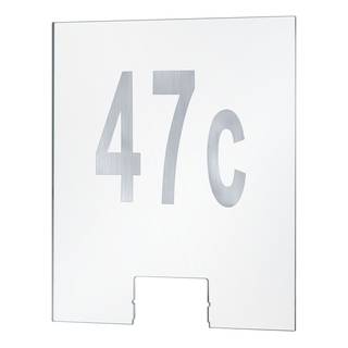 Numéro de maison lumineux House Plexiglas - Transparent