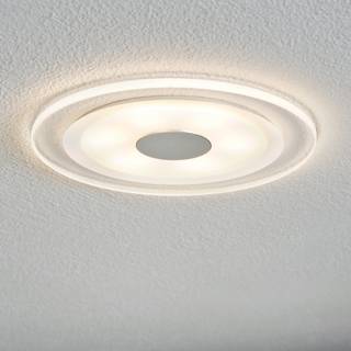 LED-inbouwlamp Whirl plexiglas / aluminium - 3 lichtbronnen
