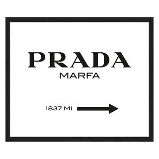 Afbeelding Prada Marfa Massief beukenhout/plexiglas - 62 x 52 cm