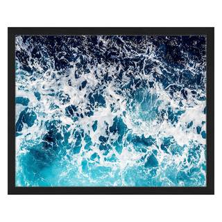 Afbeelding Deepblue Massief beukenhout/plexiglas - 52 x 42 cm