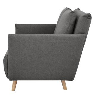 Schlafsofa Lobau Webstoff - Lichtgrau
