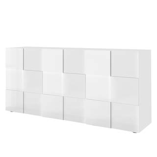 Sideboard Dama I Hochglanz Weiß