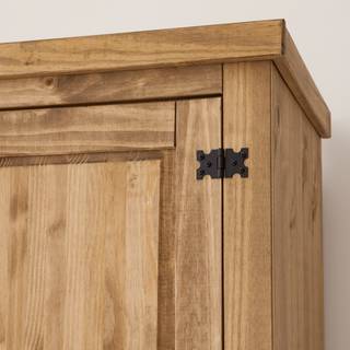 Drehtürenschrank Finca Rustica II Kiefer massiv - Kiefer Natur - Breite: 154 cm