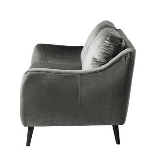 Sofa Tennyson (2-Sitzer) Samt - Grau