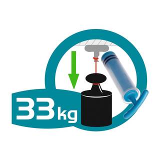 Antibeschlagspiegel Vacuum-Loc Quadro Acrylnitril-Butadien-Styrol (ABS) - Chrom