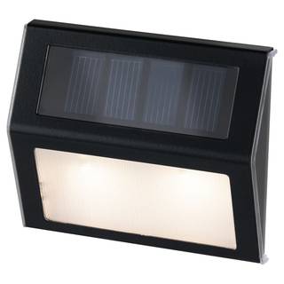 Solar-Wandleuchte Basic IV Aluminium - 1-flammig