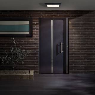 Verlicht huisnummer Basic II aluminium - 1 lichtbron