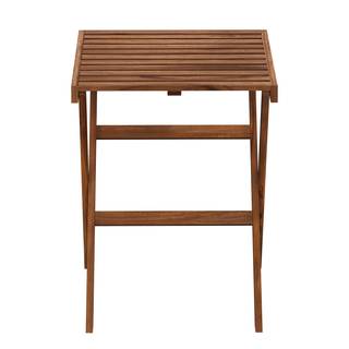 Set da balcone Mimo II (3 pezzi) Acacia massello - Marrone/Grigio