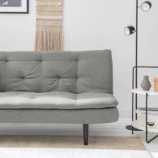 Canapé convertible Rawson Tissu - Gris