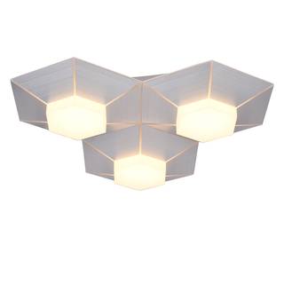 LED-plafondlamp Bente III polycarbonaat/aluminium - 1 lichtbron