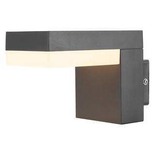 LED-wandlamp Oskari II plexiglas/ijzer - 1 lichtbron