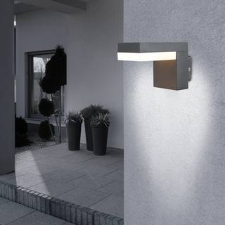 LED-wandlamp Oskari II plexiglas/ijzer - 1 lichtbron