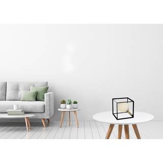 LED-Tischleuchte Cadre Milchglas / Aluminium - 1-flammig