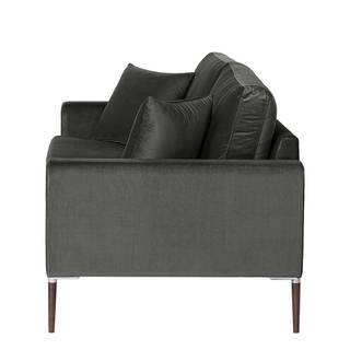 3-Sitzer Sofa Sauvo Samt - Samt Ravi: Anthrazit