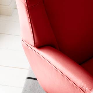 Relaxsessel Salla Echtleder - Echtleder Daleb: Rot