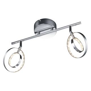 LED-Deckenleuchte Prater II Chrom - 2-flammig