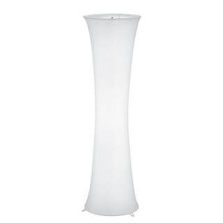 Lampadaire Gravis Tissu mélangé / Aluminium - 2 ampoules - Blanc