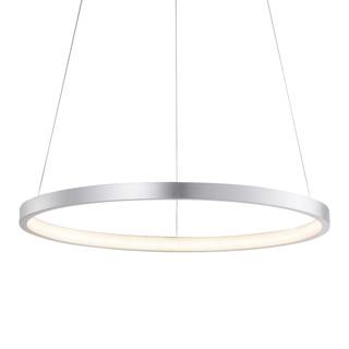 LED-Pendelleuchte Circle I Silber - 39 x 120 x 39 cm