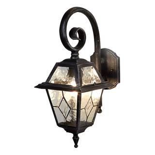 Wandleuchte Genoa III Klarglas / Aluminium - 1-flammig