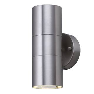 LED-wandlamp Bisbee VI roestvrij staal - 2 lichtbronnen