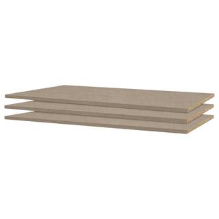 Inlegplanken Crato (3-delige set) Bruin - Plaatmateriaal - 85 x 1.6 x 45 cm