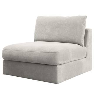 Wohnlandschaft Dixwell Webstoff Palila: Granit - Longchair davorstehend rechts