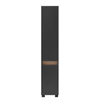 Hoge kast Cosmo Antraciet - Breedte: 30 cm