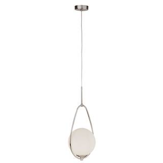 Hanglamp Avalon opaalglas/staal - 1 lichtbron