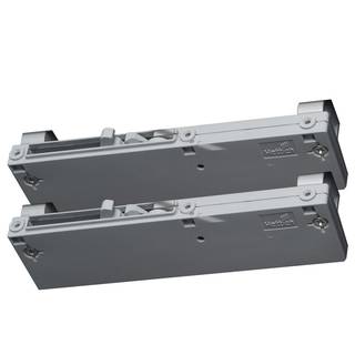 Zelfsluiter Level 36C (set van 2) Grijs - Plastic - 18 x 2 x 5 cm