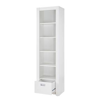 Scaffale Alaska Bianco - Materiale a base lignea - 54 x 196 x 39 cm
