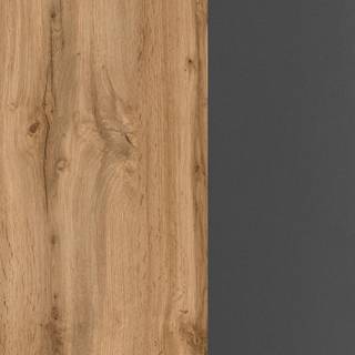 Meuble avec vasque Verciano Imitation chêne wotan - Largeur : 80 cm