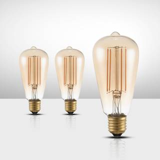 LED-Leuchtmittel Pendle Klarglas / Eisen - 1-flammig
