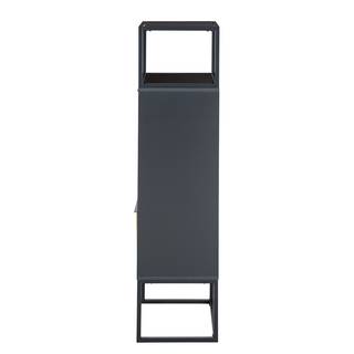 Schrank Barview II Echtholzfurnier - Eiche / Anthrazit