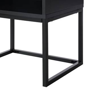 Schrank Barview II Echtholzfurnier - Eiche / Anthrazit
