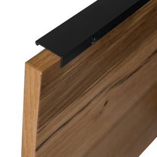 Sideboard Barview II Echtholzfurnier - Eiche / Anthrazit
