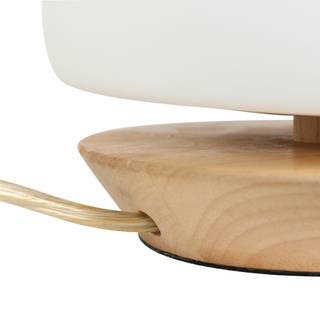 LED-Tischleuchte Ancilla Milchglas / Eisen - 1-flammig