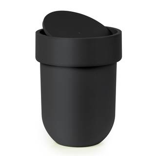 Cosmetica-afvalbak Touch polypropeen/thermoplastisch kunststof - Zwart
