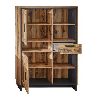 Highboard Priay larikshouten look/grafietkleurig