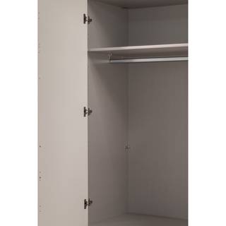 Garderobenschrank Escalo I Polarweiß - 50 x 187 cm