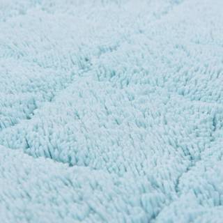 Badematte Cotton Pattern Baumwolle - Türkis - 60 x 100 cm