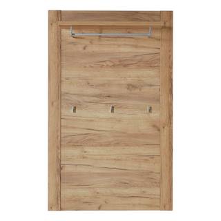 Garderobeset Castera I (4-delig) Navarra eikenhouten look/zilverkleurig